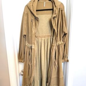 Free People Full Zip Midi-Hoodie